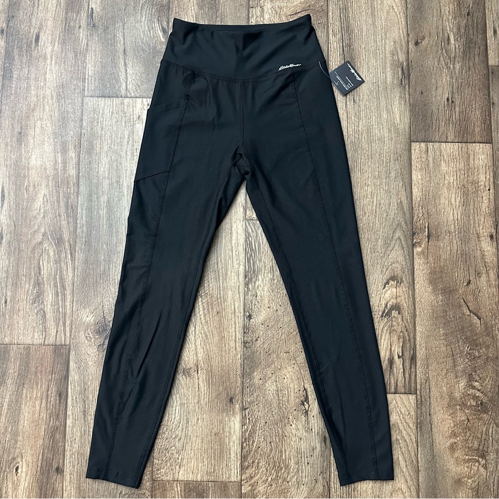 Eddie Bauer High Waist Leggings Black Womens Size XS